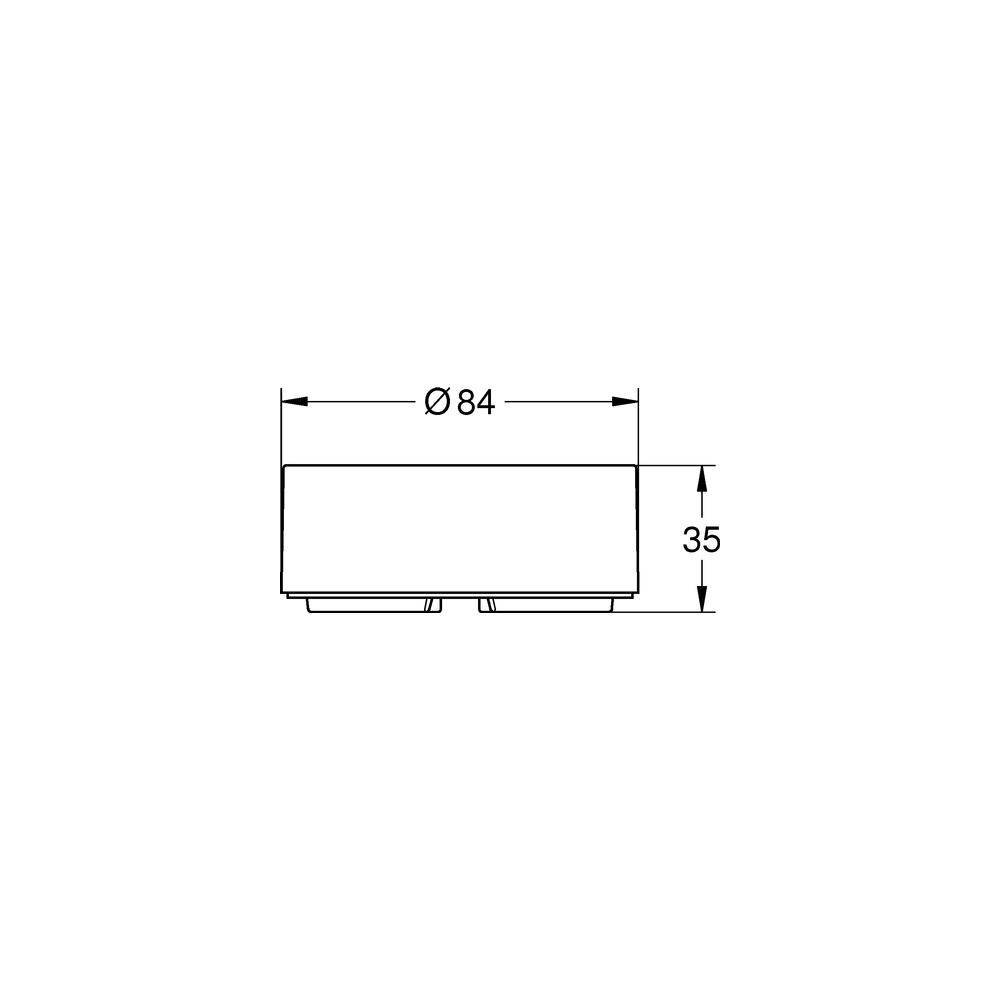 GROHE Wassersensor Sense weiß, für Wireless LAN, Batterie 